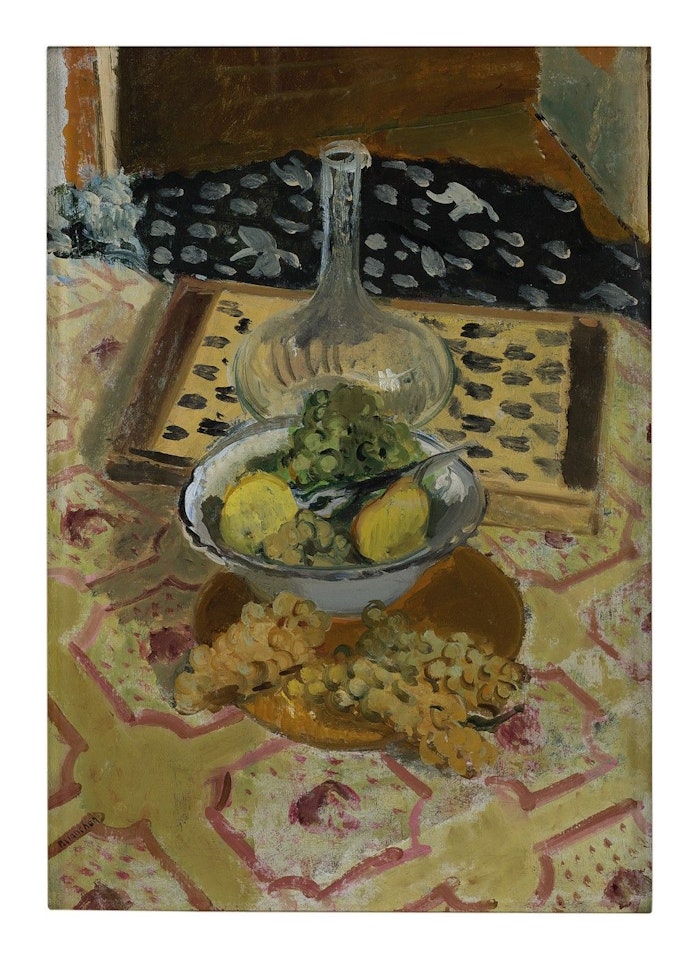 NATURE MORTE AUX RAISINS by Maurice Brianchon