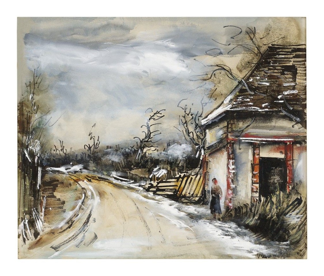 PAYSAGE D'HIVER by Maurice de Vlaminck