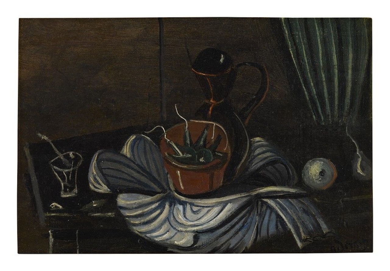 PICHET, VERRE ET COUPE DE FRUITS by Andre Derain