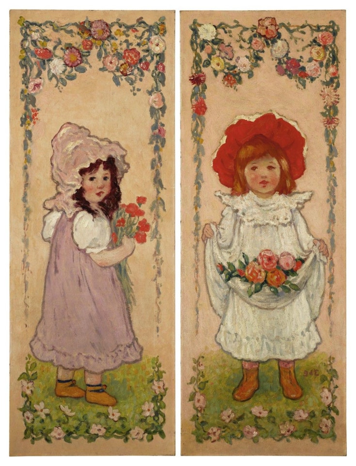 LES PETITES BOUQUETIÈRES by Georges d’Espagnat