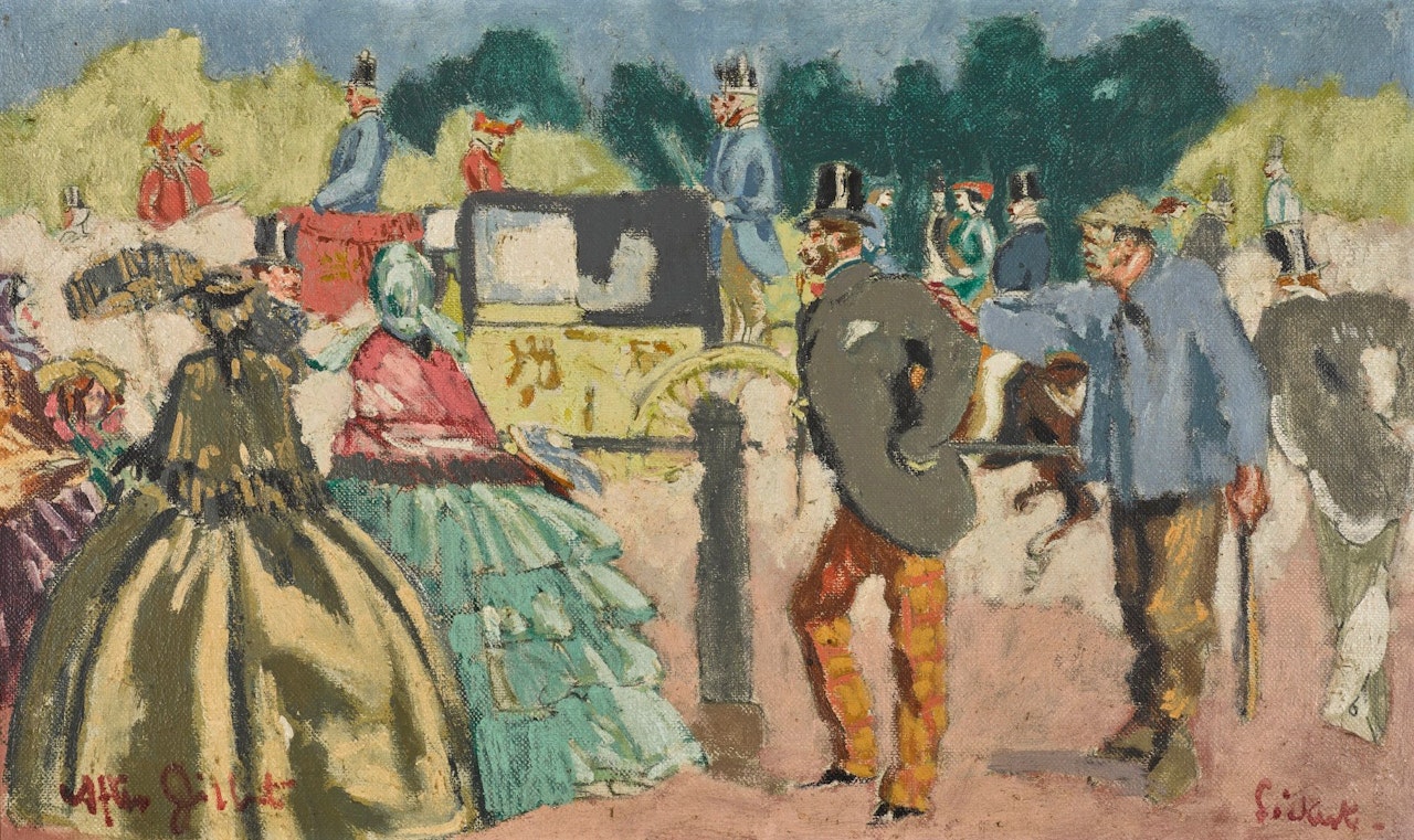 THE TWO LAGS (AFTER JOHN GILBERT) by Walter Richard Sickert