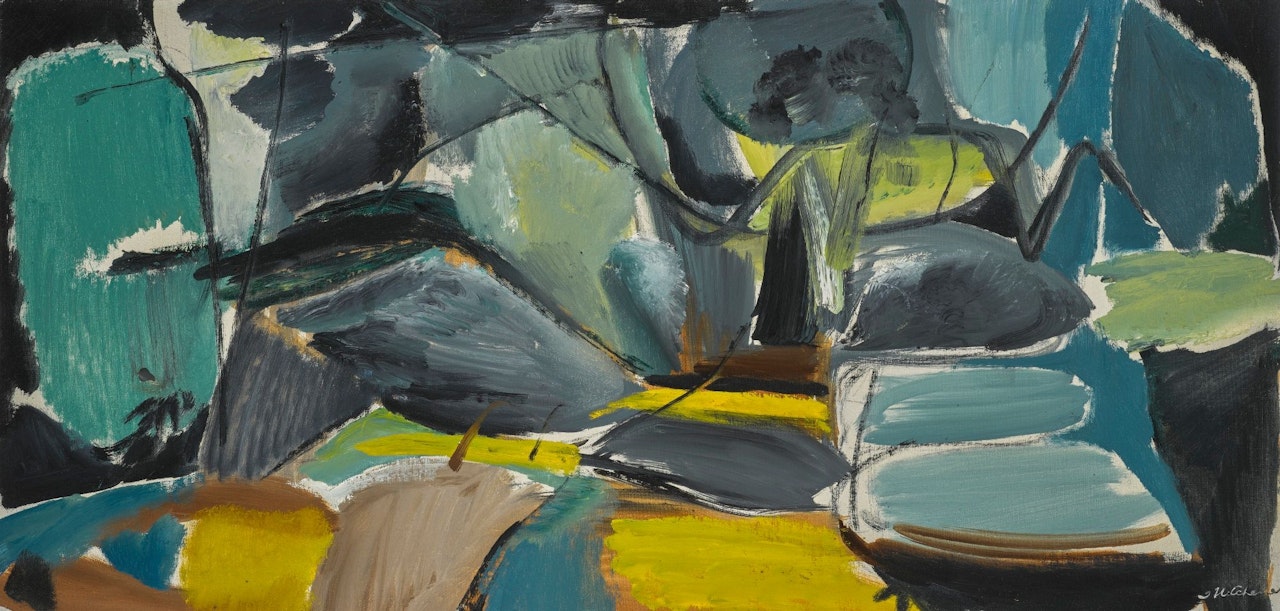 TREES AND BUSHES by Ivon Hitchens
