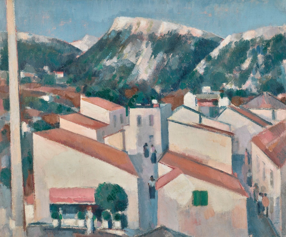 CASSIS FROM THE WEST by John Duncan Fergusson