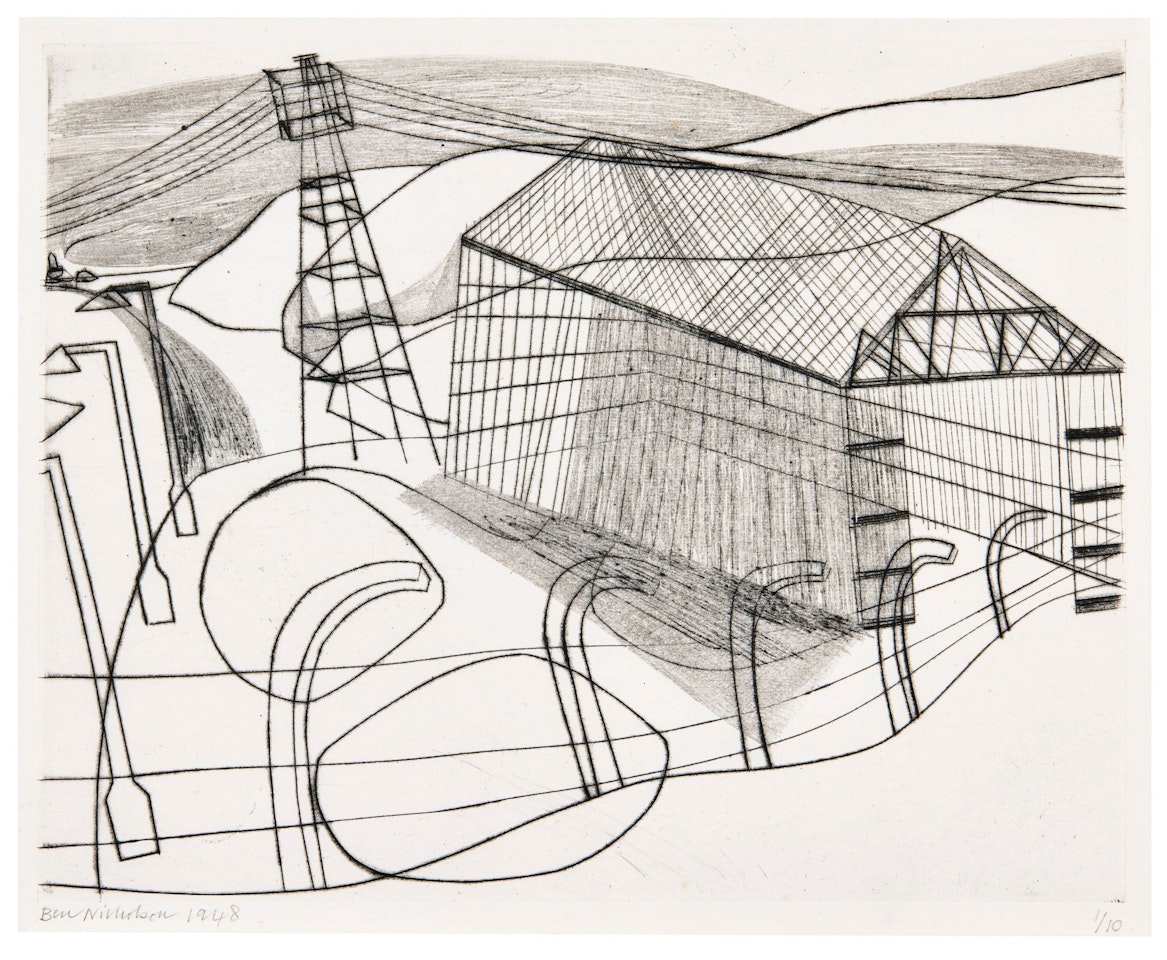 I.C.I. SHED (ALAN CRISTEA 23) by Ben Nicholson, O.M.