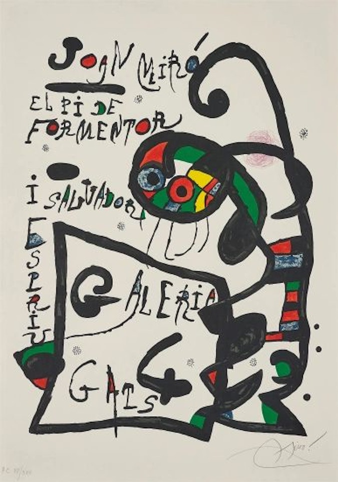 Untitled, for El Pi de Formentor: Galeria 4 Gats (The Pine of Formentor) by Joan Miró