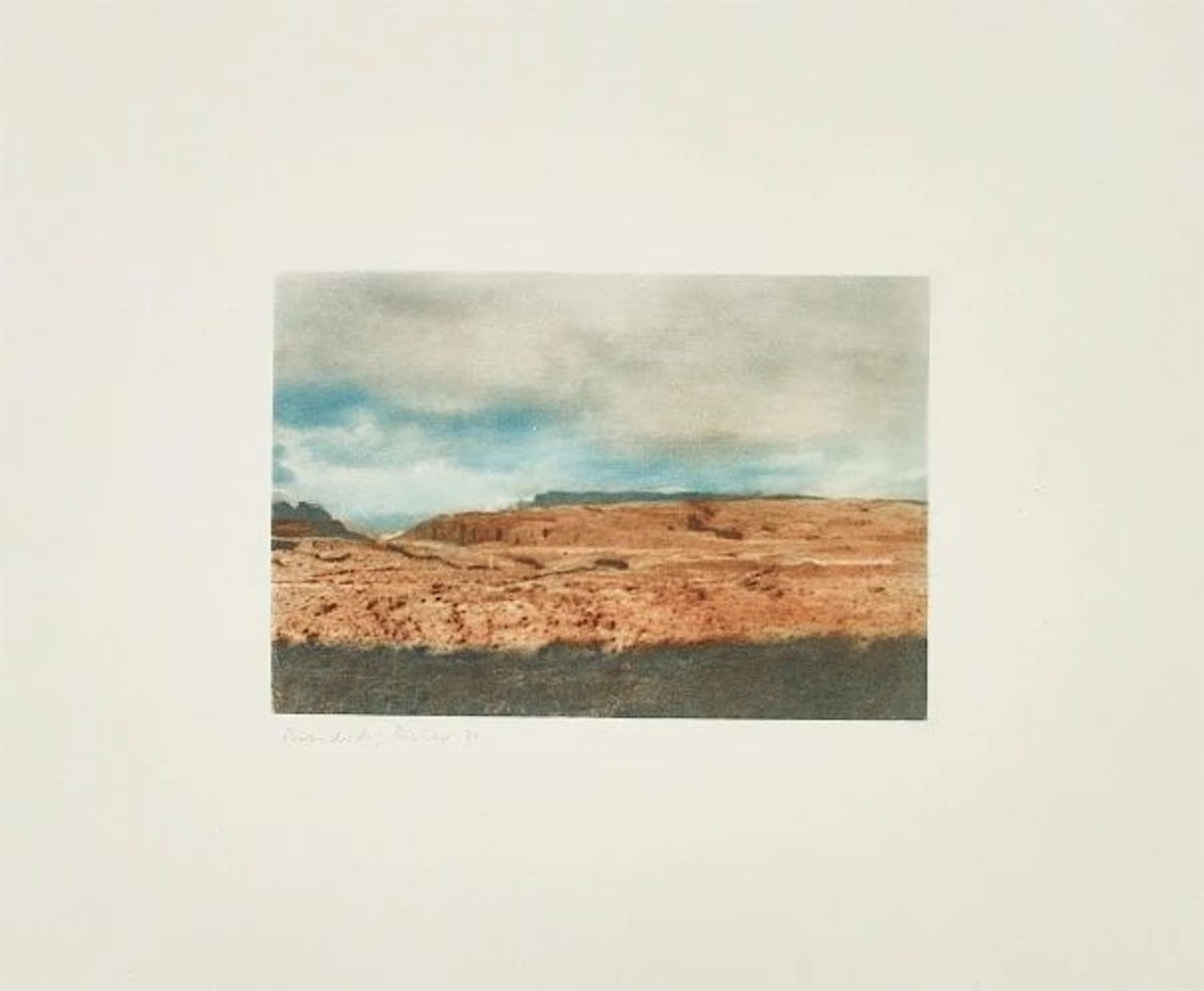 Kanarische Landschaften I (Canary Landscapes I): one plate by Gerhard Richter