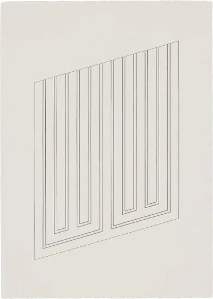 Untitled: one plate by Donald Judd