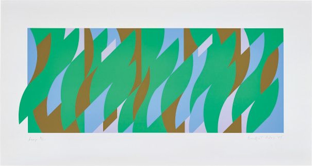 Leap by Bridget Riley