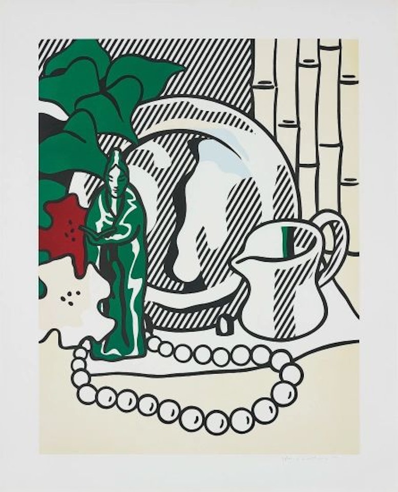 Still Life with Figurine, from Six Still Lifes Series by Roy Lichtenstein