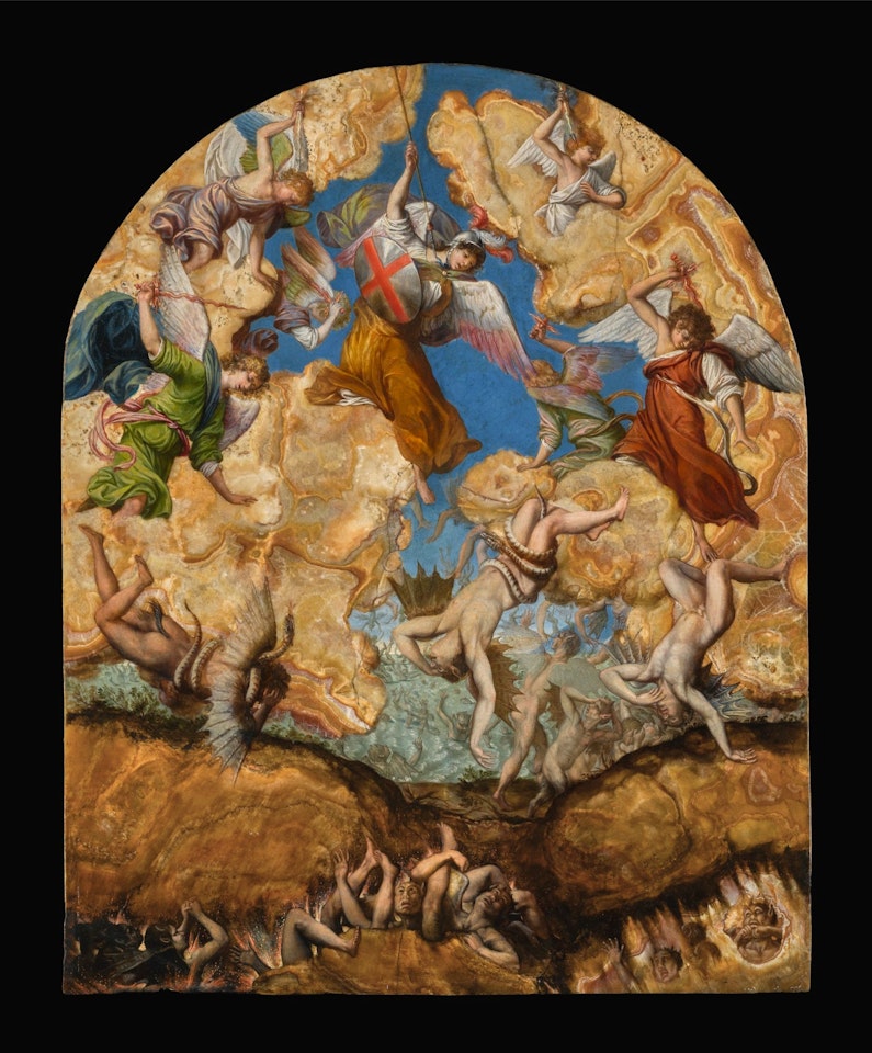THE FALL OF THE REBEL ANGELS by Orazio Gentileschi