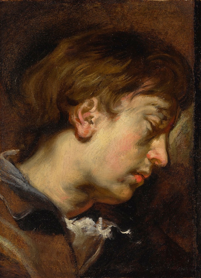 STUDY OF A YOUNG MAN IN PROFILE by Anthony van Dyck