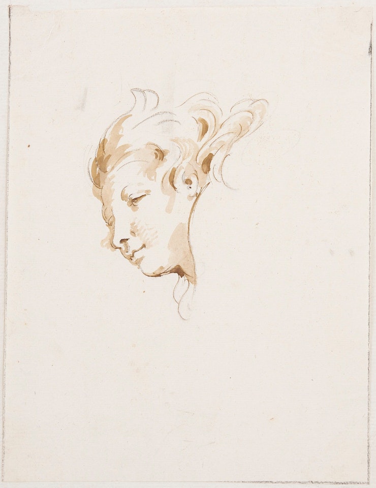 HEAD OF A CHERUB by Giovanni Battista Tiepolo