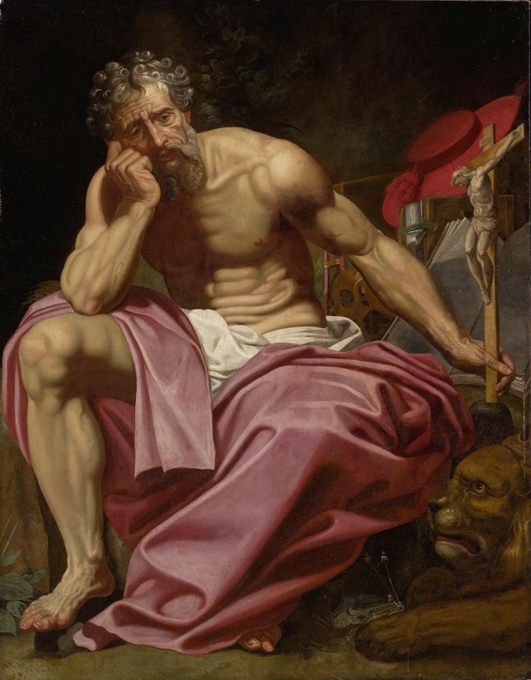 SAINT JEROME by Abraham Janssens
