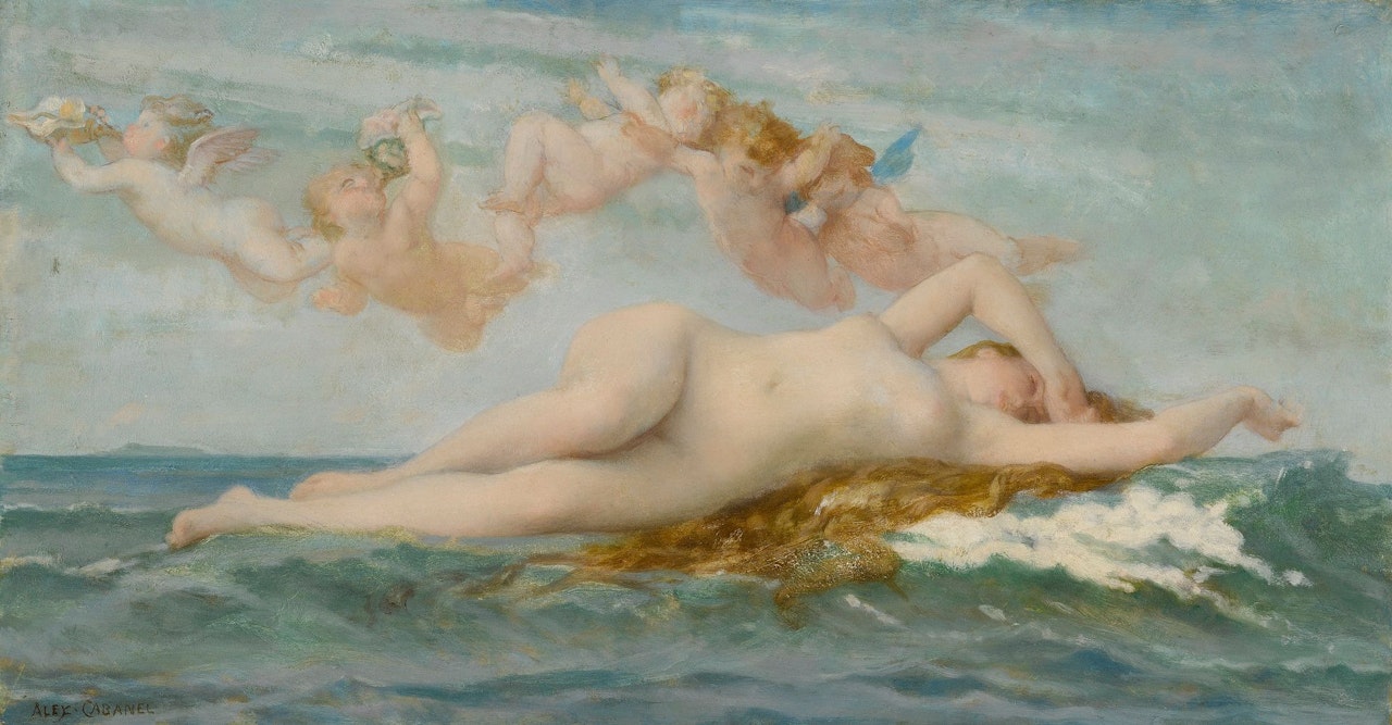 LA NAISSANCE DE VÉNUS by Alexandre Cabanel