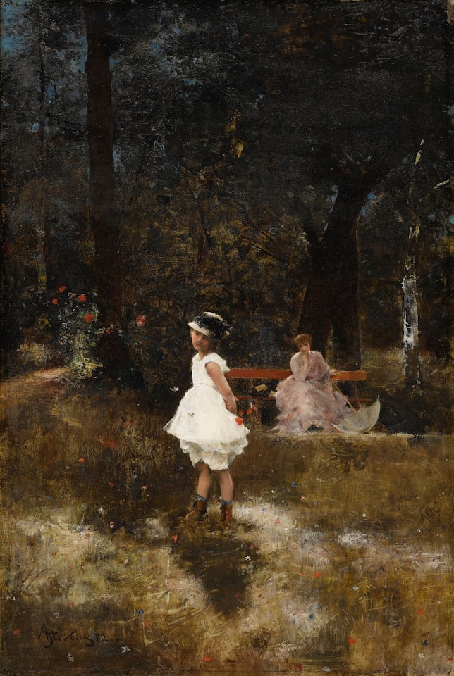 LES PAPILLONS by Alfred Stevens