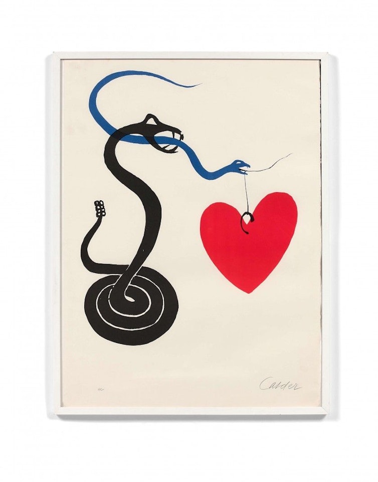 Heart and snake by Alexander Calder