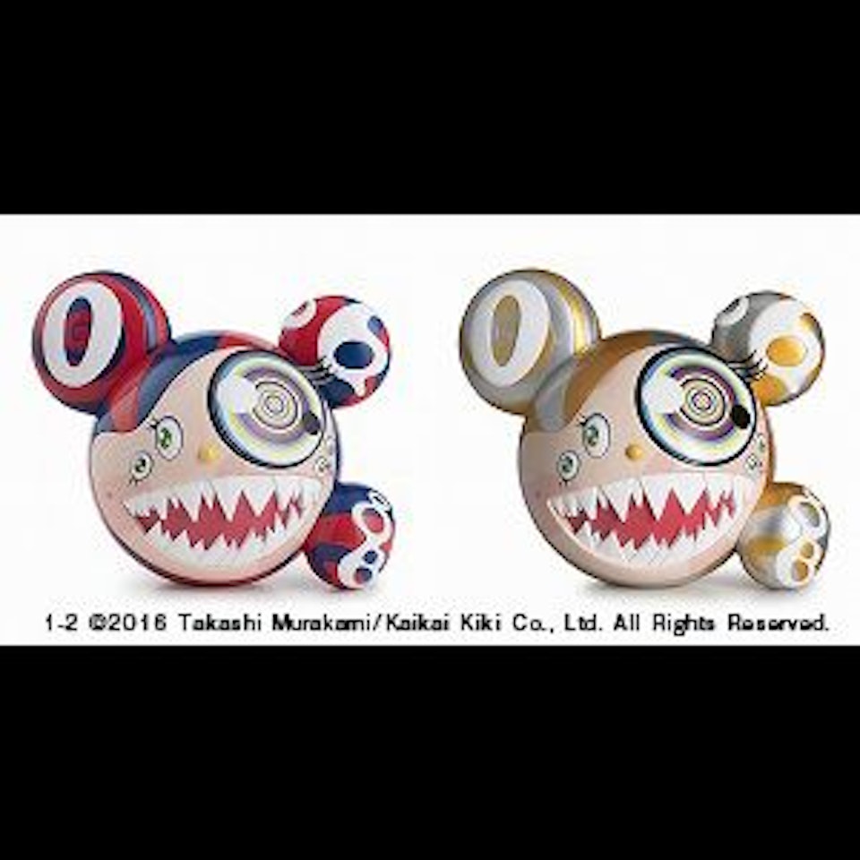 1. TAKASHI MURAKAMI × COMPLEXCON MR DOB FIGURE BY BAIT × SWITCH COLLECTIBLES (ORIGINAL EDITION)／2. TAKASHI MURAKAMI × COMPLEXCON MR DOB FIGURE BY BAIT × SWITCH COLLECTIBLES (GOLD EDITION) by Takashi Murakami