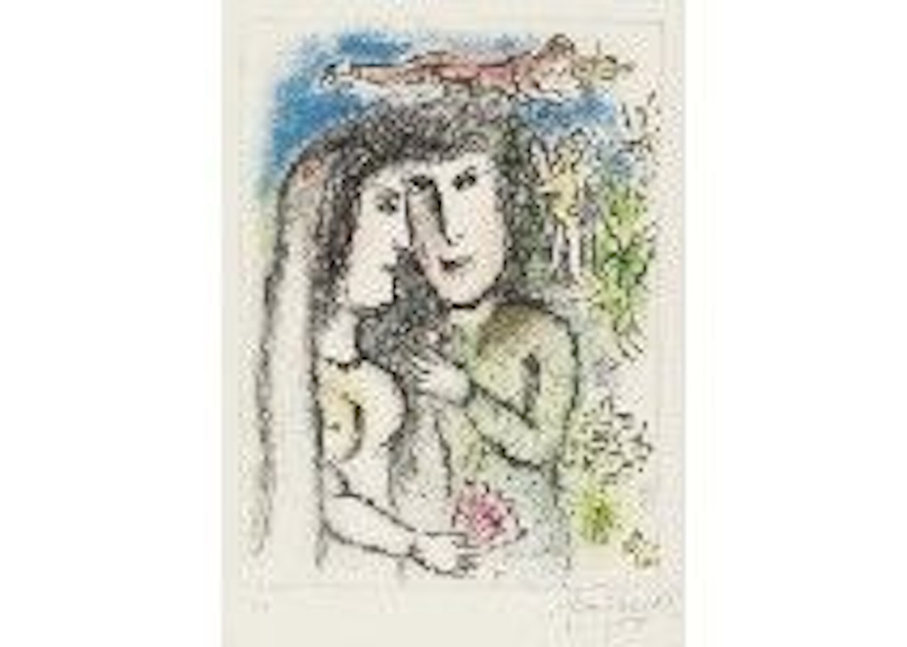 L'ange violoniste by Marc Chagall