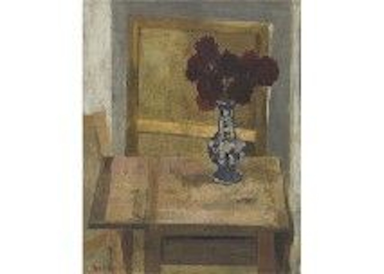 Nature morte au vase bleu by Jean-Pierre Cassigneul
