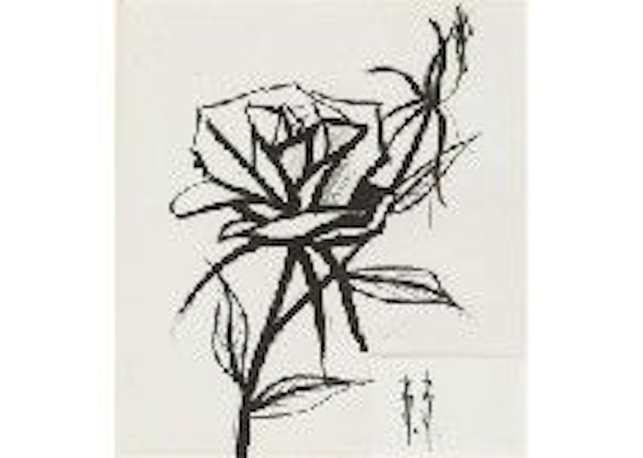 Petite rose by Bernard Buffet
