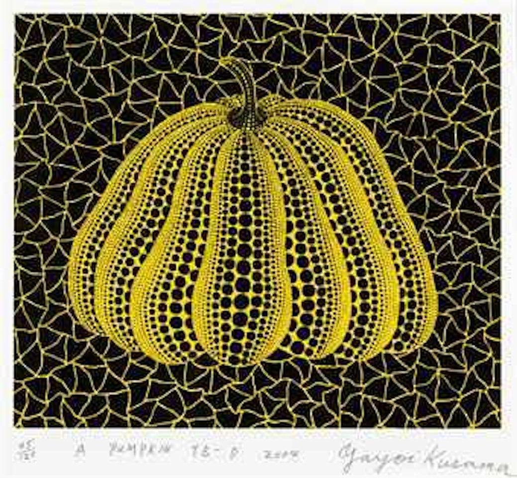 A PUMPKIN YB-D (Kusama 331) by Yayoi Kusama