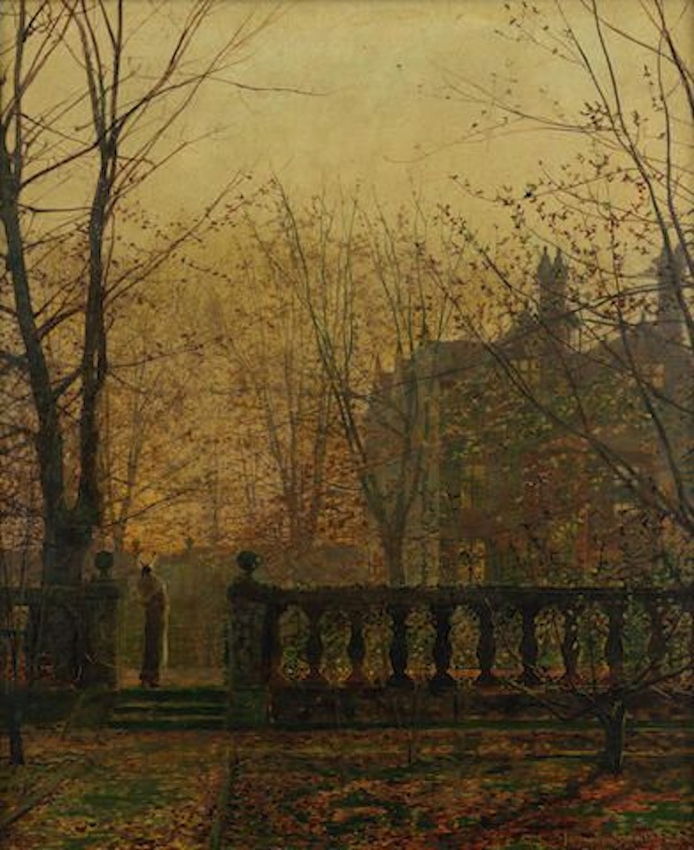 Autumn glow by John Atkinson Grimshaw