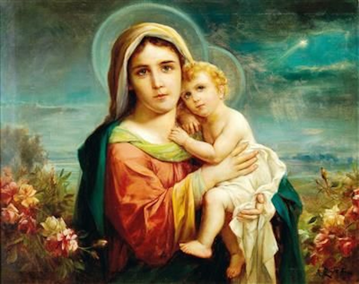 Madonna with Child by Hans Zatzka