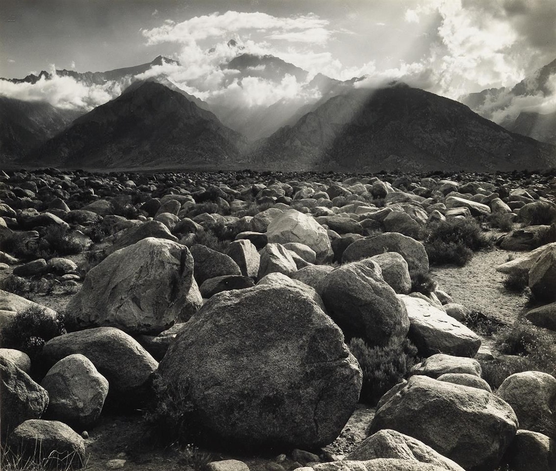 Mt. Williamson, From Manzanar, Owens Valley, California by Ansel Adams