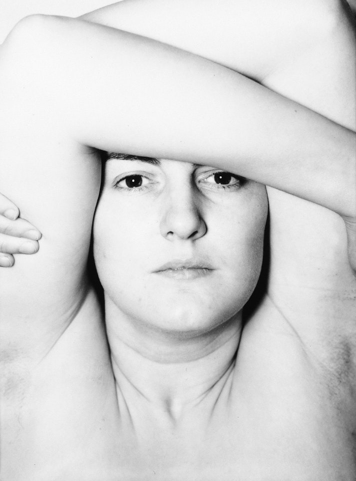 Eleanor (arms Raised) by Harry Callahan