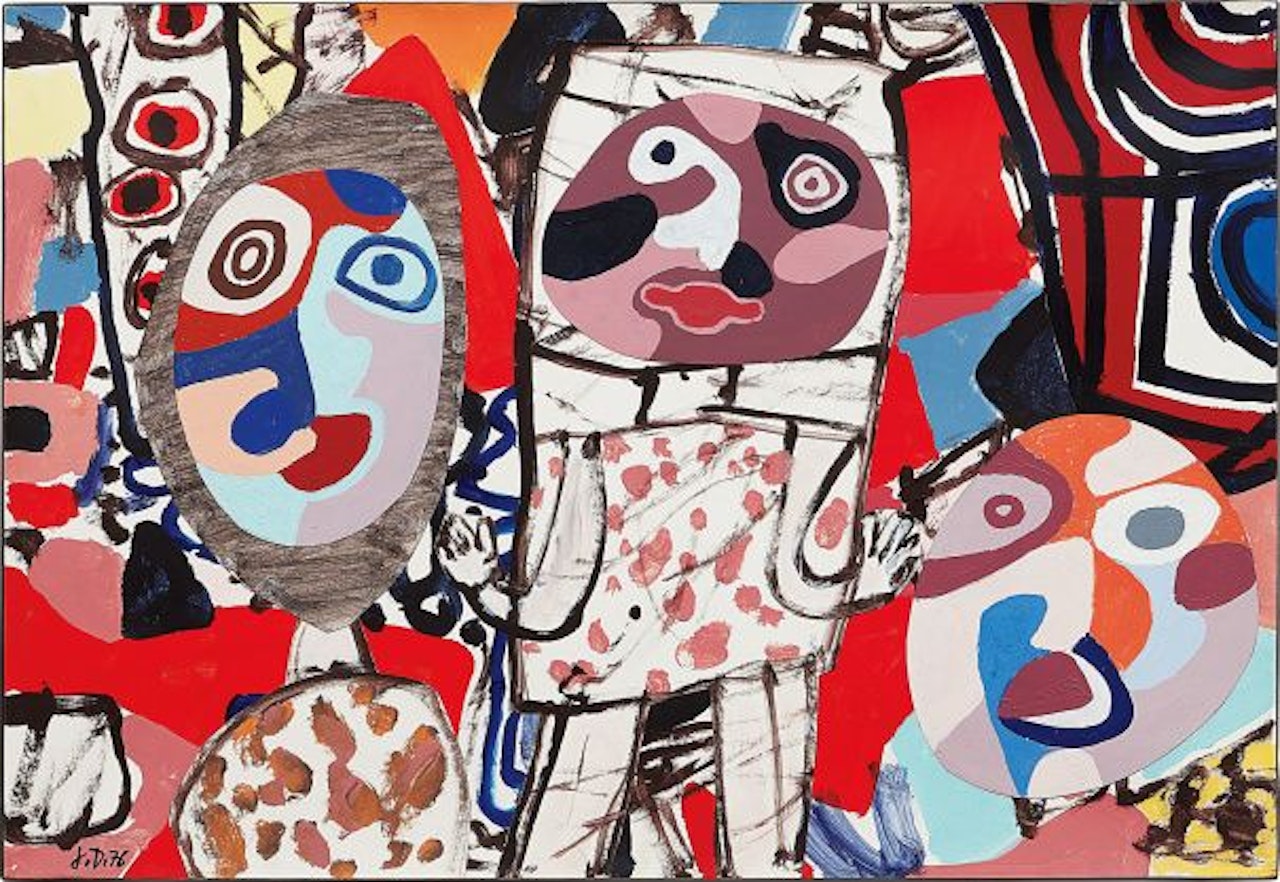 Le malentendu by Jean Dubuffet