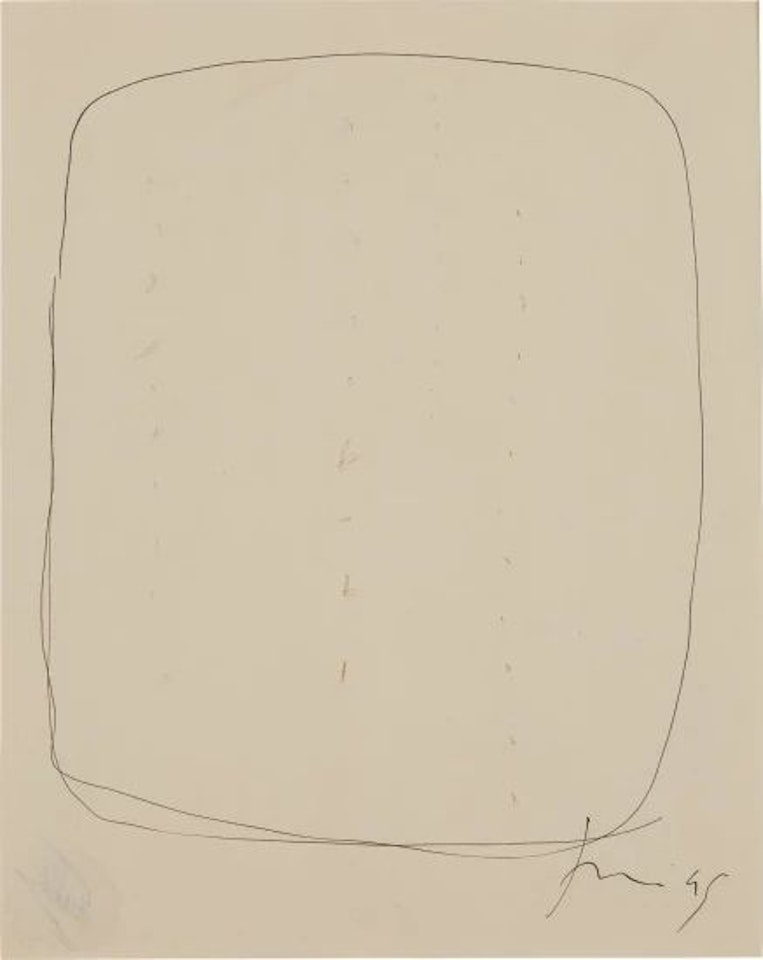 Concetto spaziale by Lucio Fontana