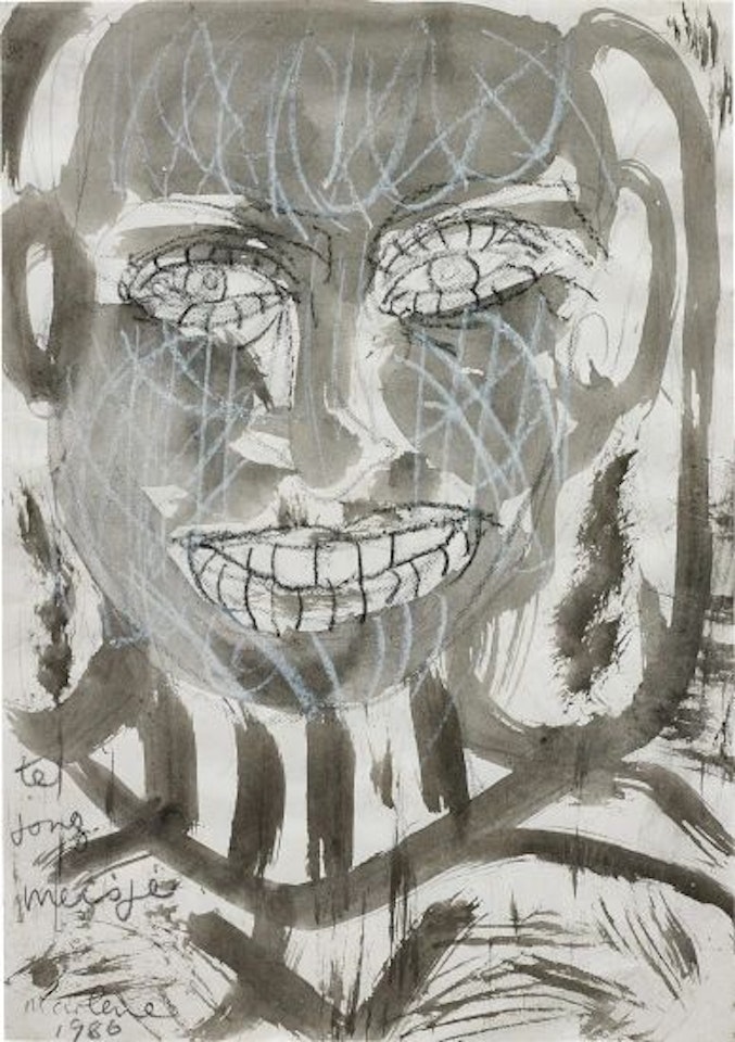 Te Jong Meisje by Marlene Dumas