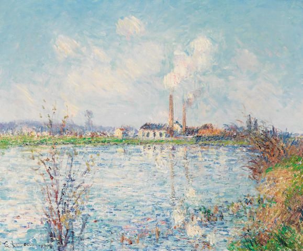 Usine au bord de l'Oise by Gustave Loiseau