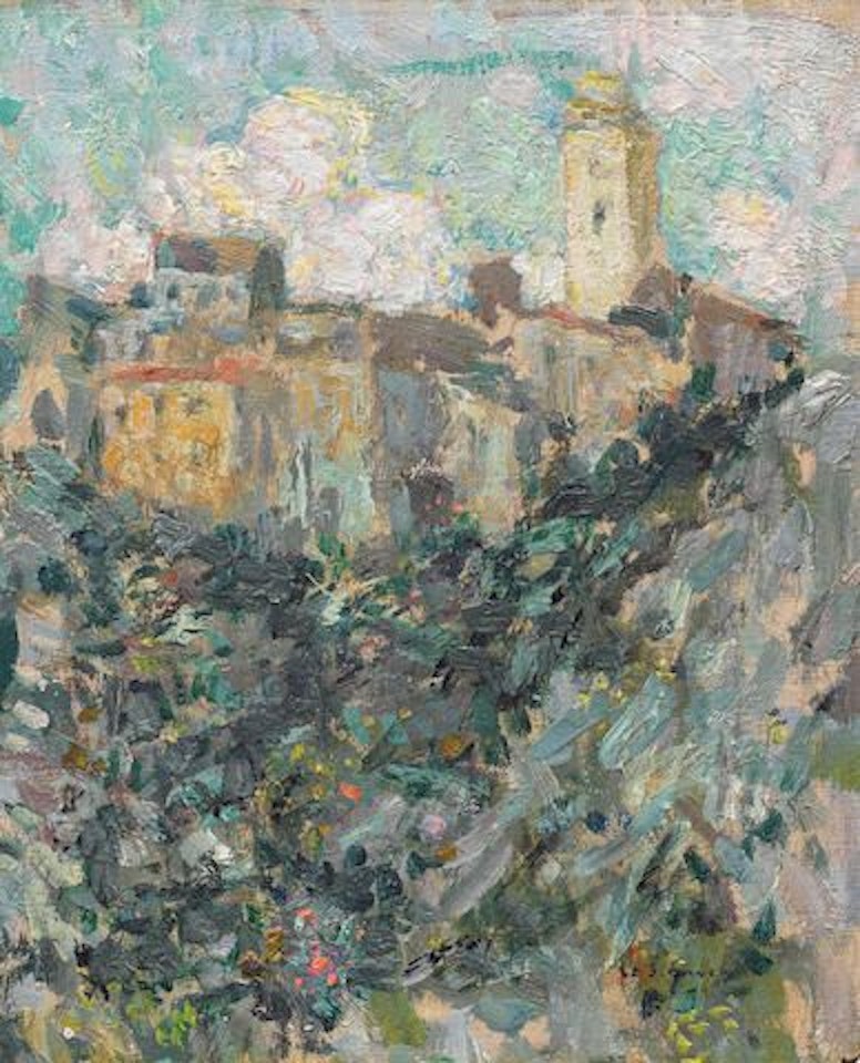 Le village, Dolceacqua by Henri Le Sidaner