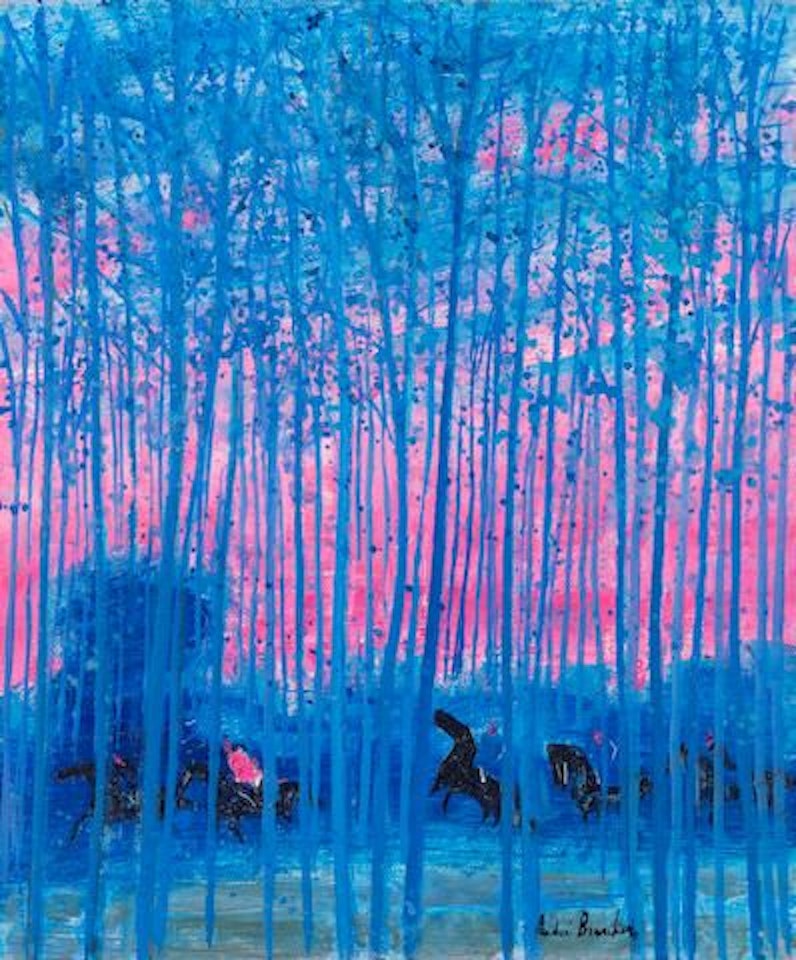 Petit parc le soir by André Brasilier