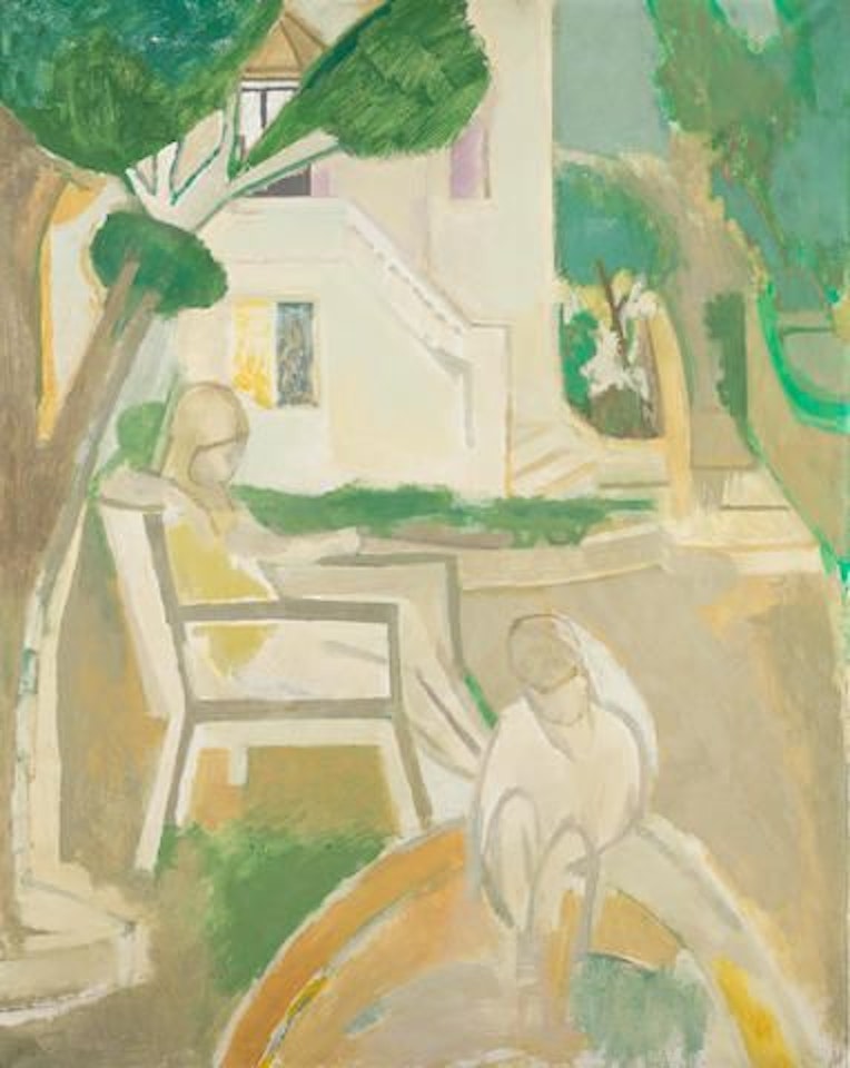 Figures dans le jardin by Françoise Gilot