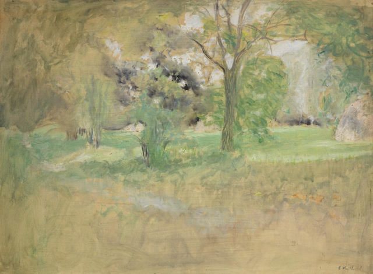 Arbres dans la prairie by Édouard Vuillard