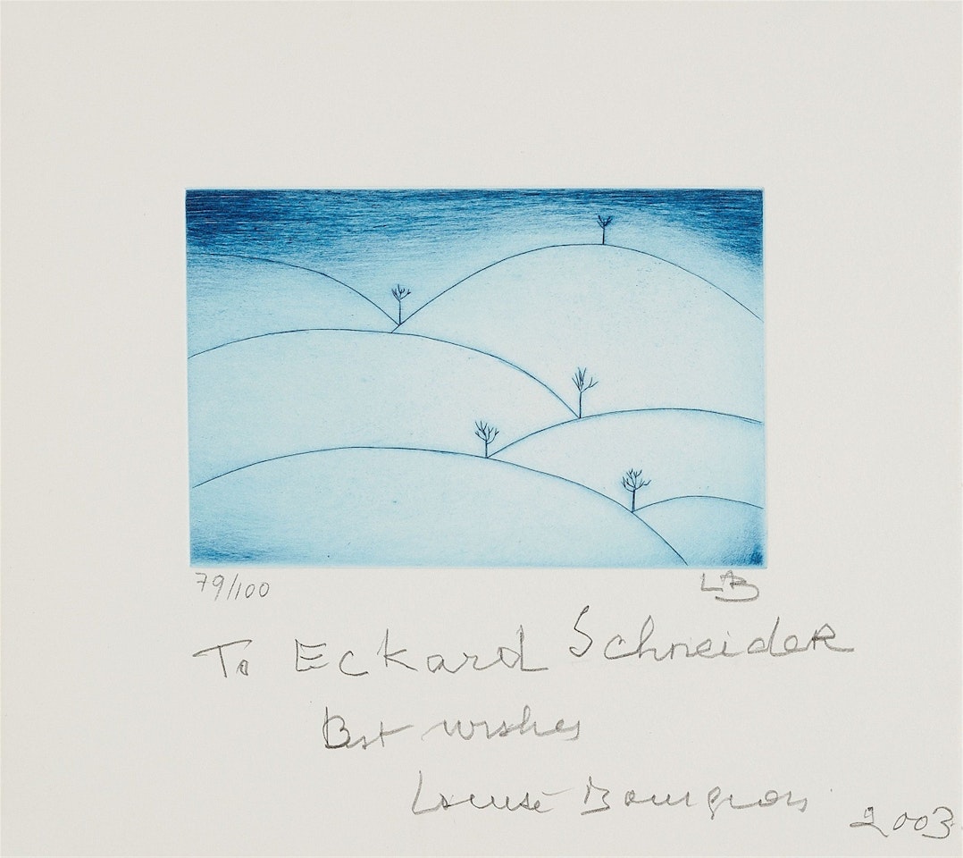 Sold at Auction: Louise Bourgeois, Louise Bourgeois (1911 Paris