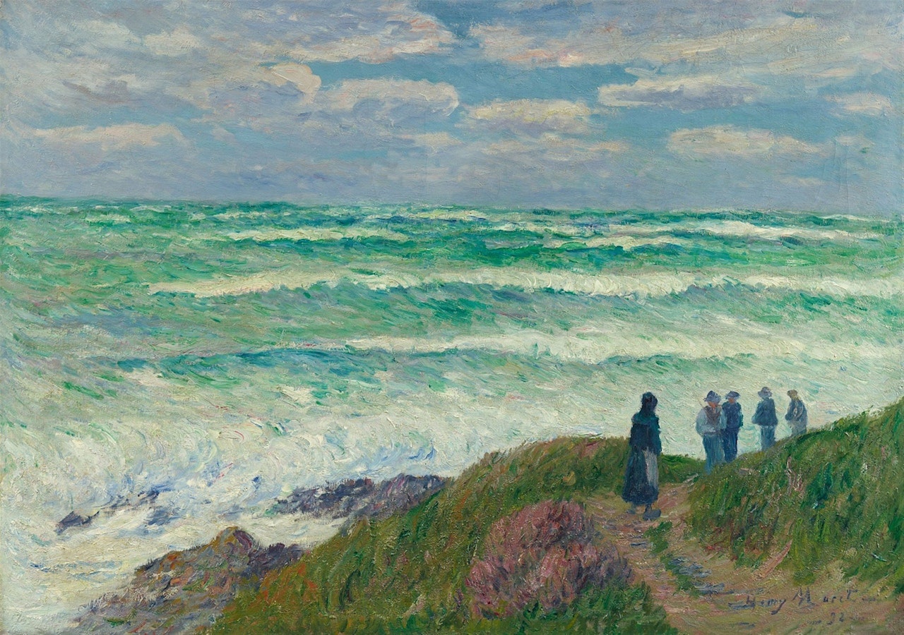 Gros temps by Henry Moret
