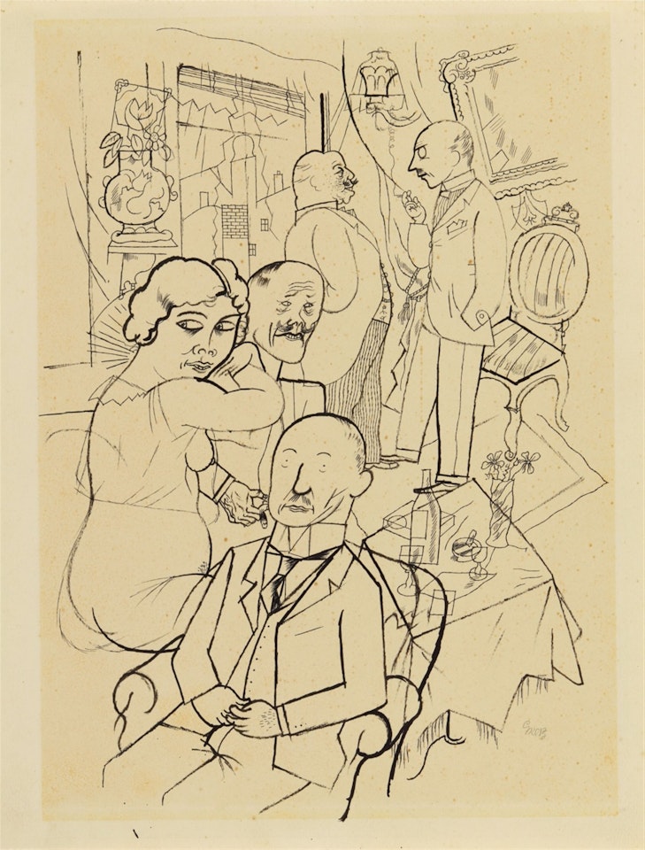 Berliner Salon by George Grosz