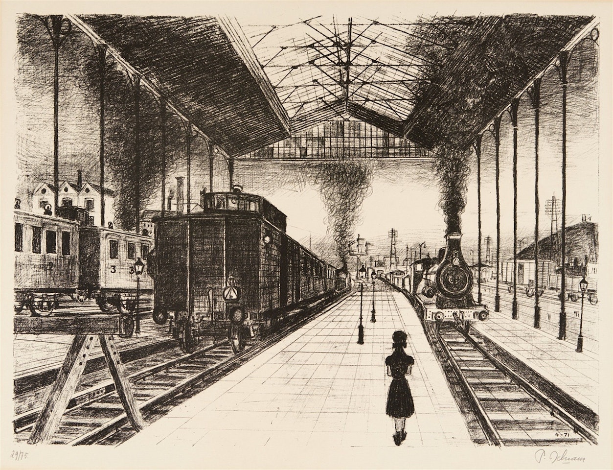 The station by Paul Delvaux