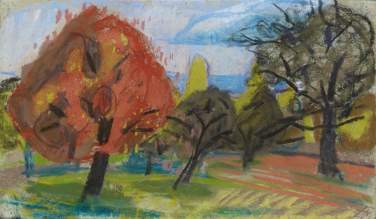 Baumlandschaft by Otto Dix