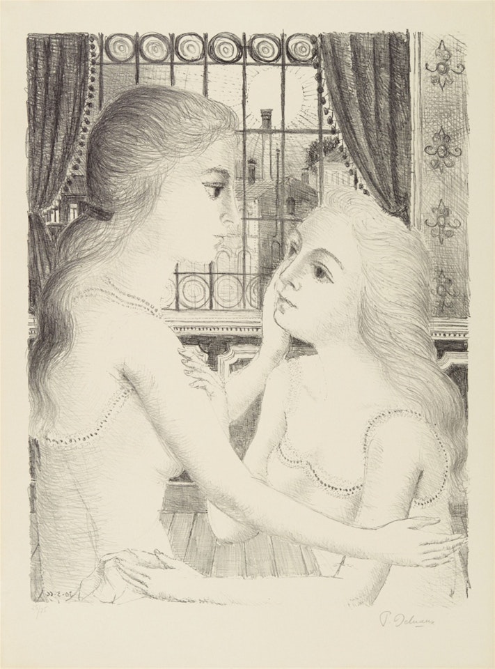 The secret by Paul Delvaux