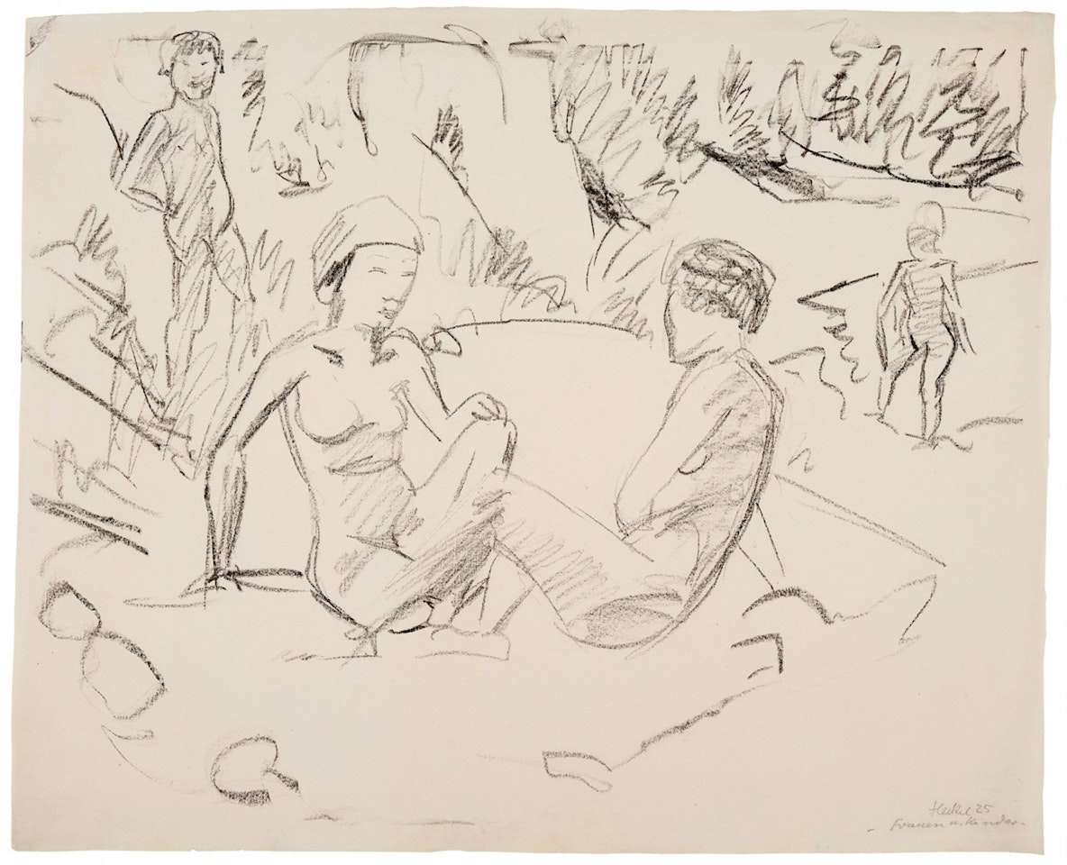 Frauen und Kinder by Erich Heckel