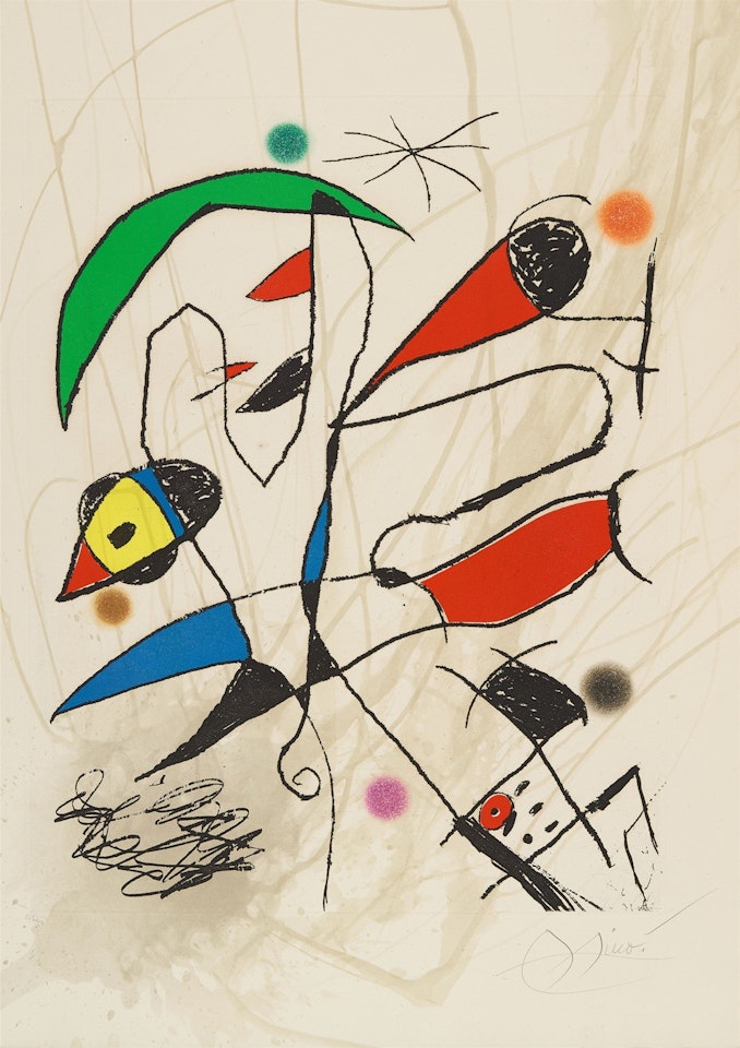 L'Avaleur de sabre lune by Joan Miró