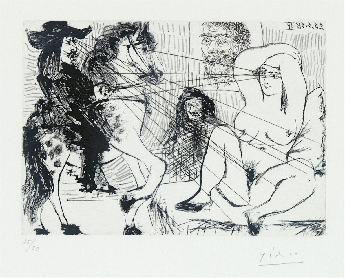 Échange de regards by Pablo Picasso