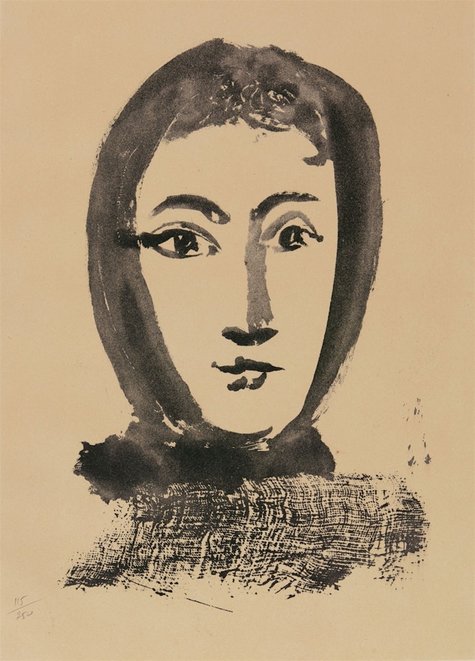 Illustration. Femme au Fichu by Pablo Picasso