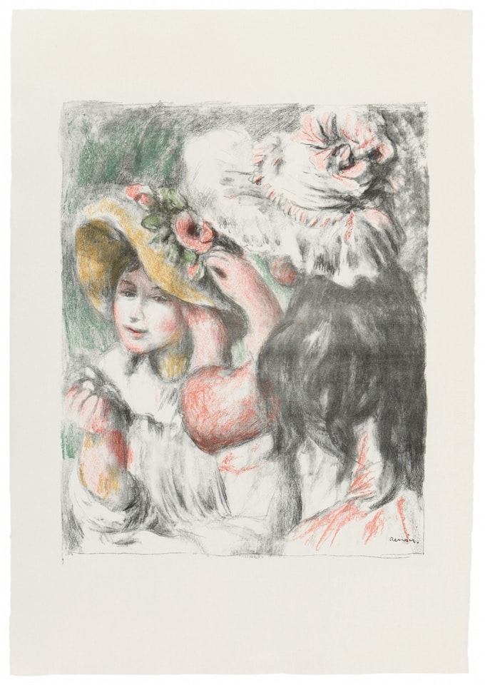Le Chapeau Épinglé, 2e planche by Pierre-Auguste Renoir