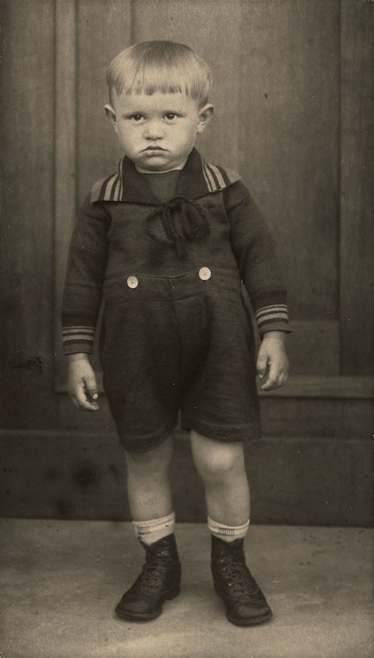 Portrait of a boy by August Sander