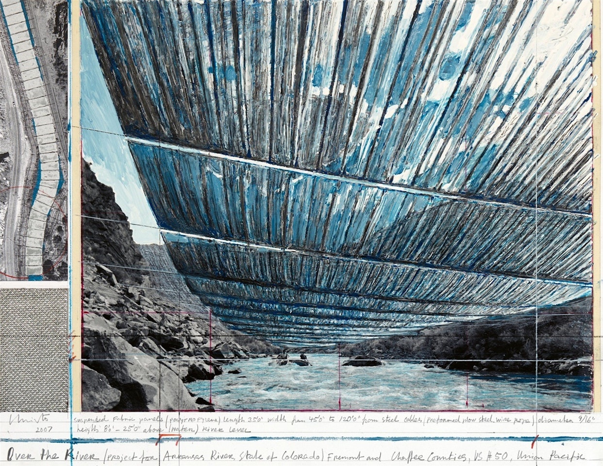 Over the river (Project for Arkansas River, State of Colorado) by Christo